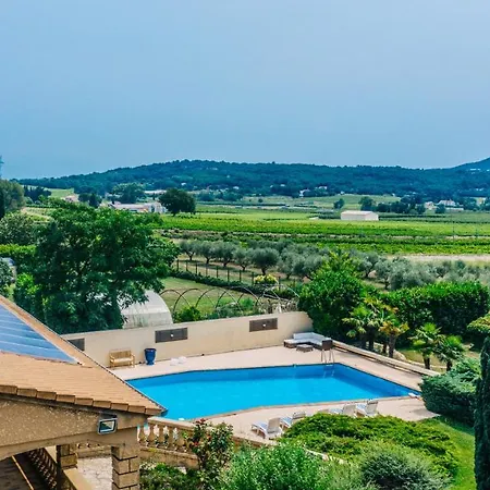 Superbe Avec Piscine Et Vue Sur Le Village Vénéjan
